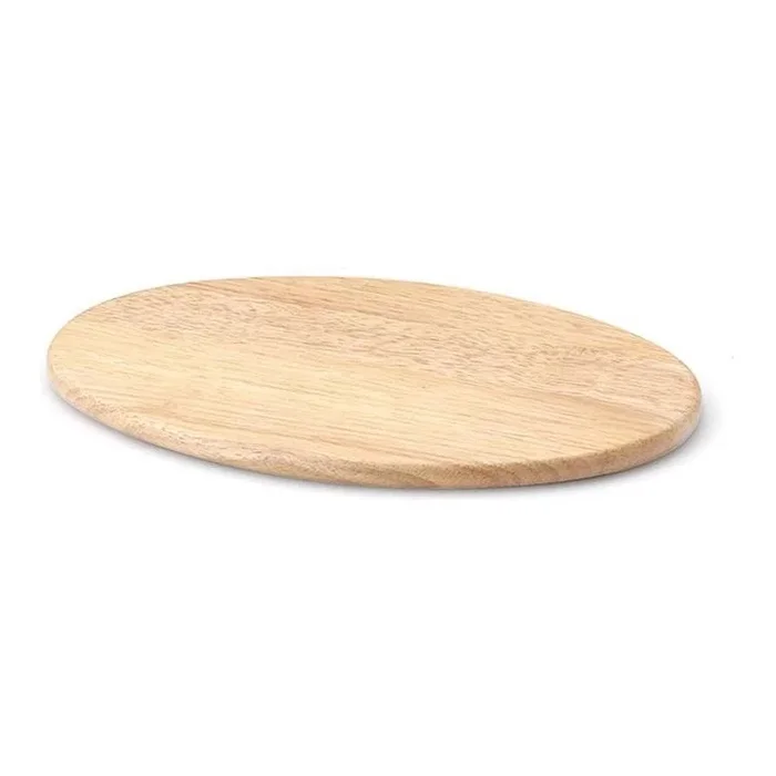 Continenta C3116 – Tabla de cortar de cocina 30×20 cm madera de caucho