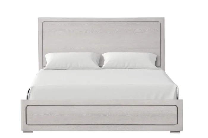 Crowthorne White Oak King Panel Bed