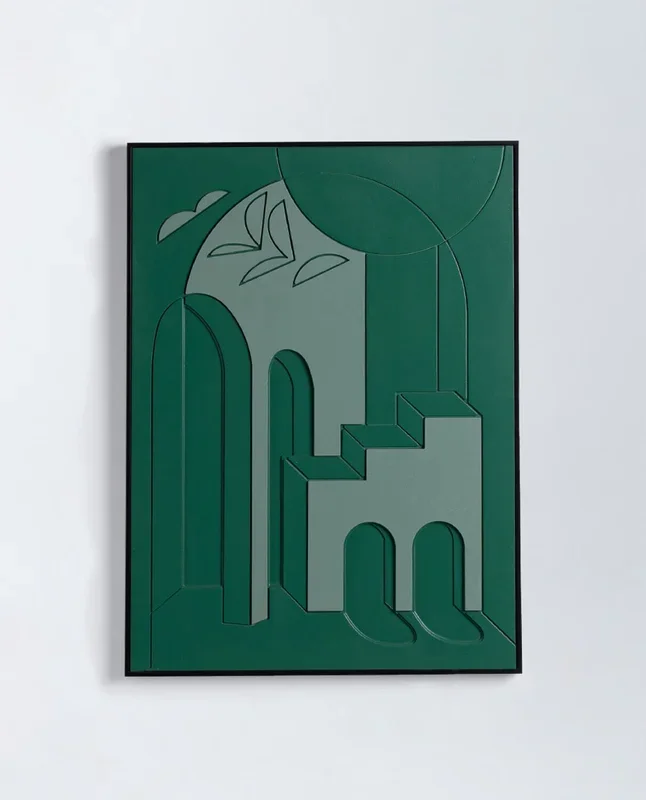 Cuadro Decorativo (80×60) Olimpe Verde Grove – The Masie