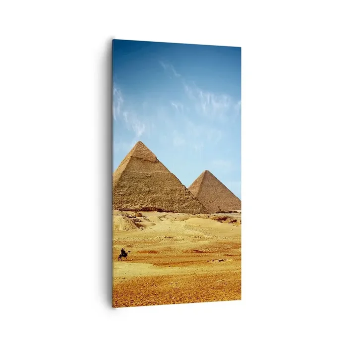 Cuadro sobre lienzo – Impresión de Imagen – 40 siglos te observan – 65×120 cm