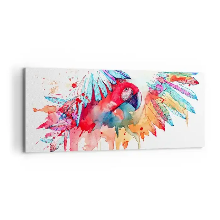Cuadro sobre lienzo – Impresión de Imagen – . – 100×40 cm