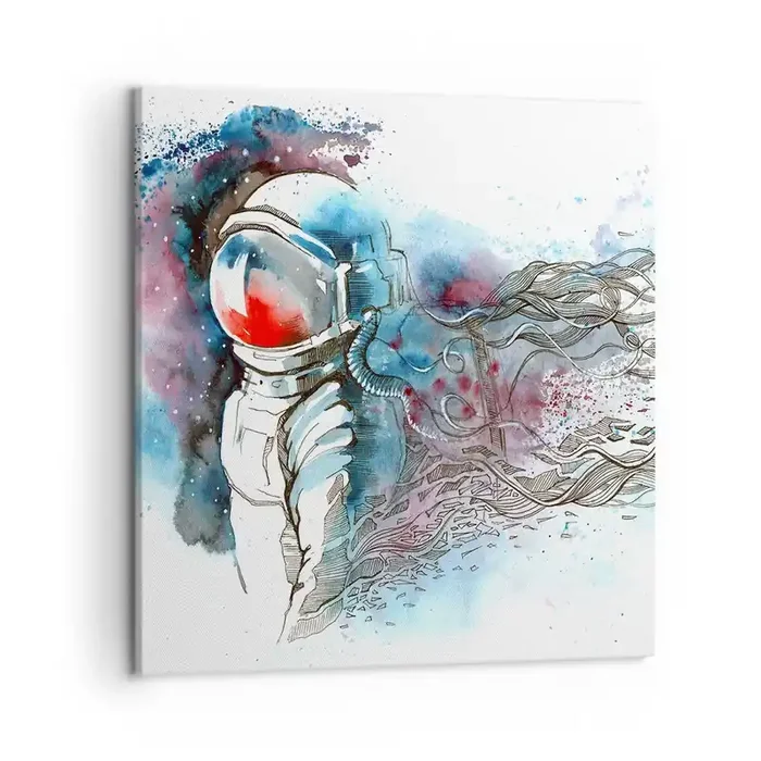 Cuadro sobre lienzo – Impresión de Imagen – A solas con el cosmos – 50×50 cm