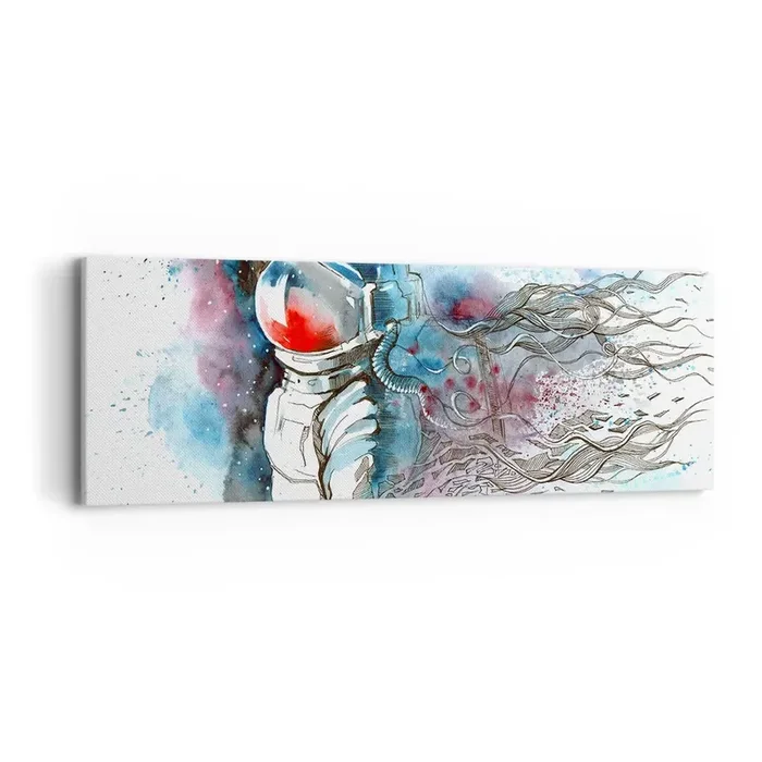 Cuadro sobre lienzo – Impresión de Imagen – A solas con el cosmos – 90×30 cm
