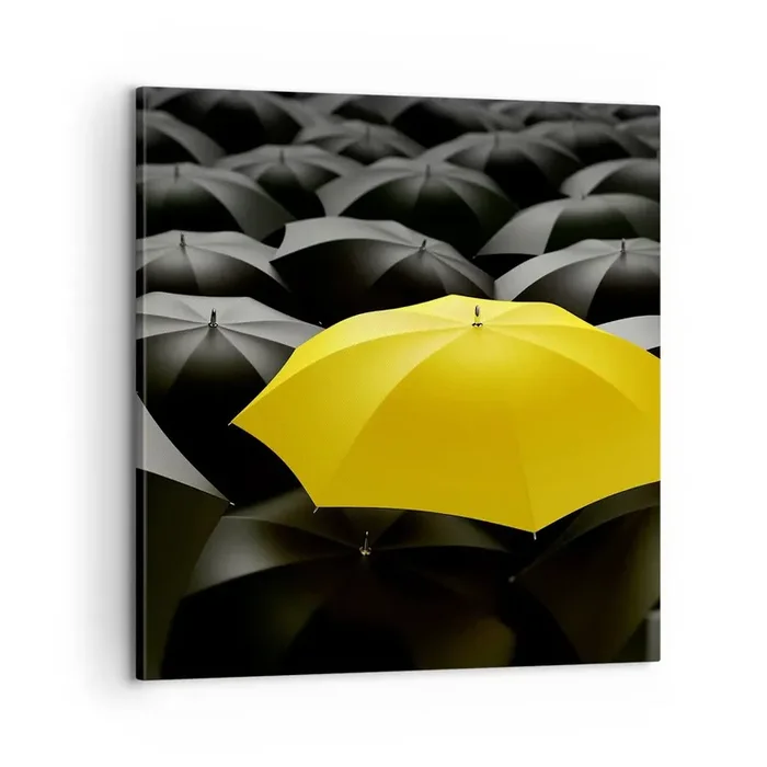 Cuadro sobre lienzo – Impresión de Imagen – Adiós a la tristeza – 60×60 cm