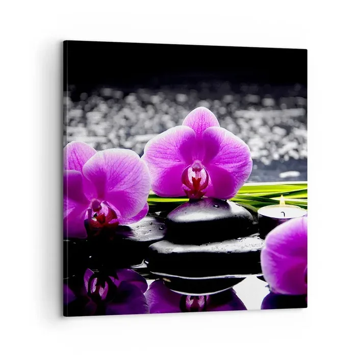 Cuadro sobre lienzo – Impresión de Imagen – Ahogarse en la paz y la tranquilidad – 60×60 cm