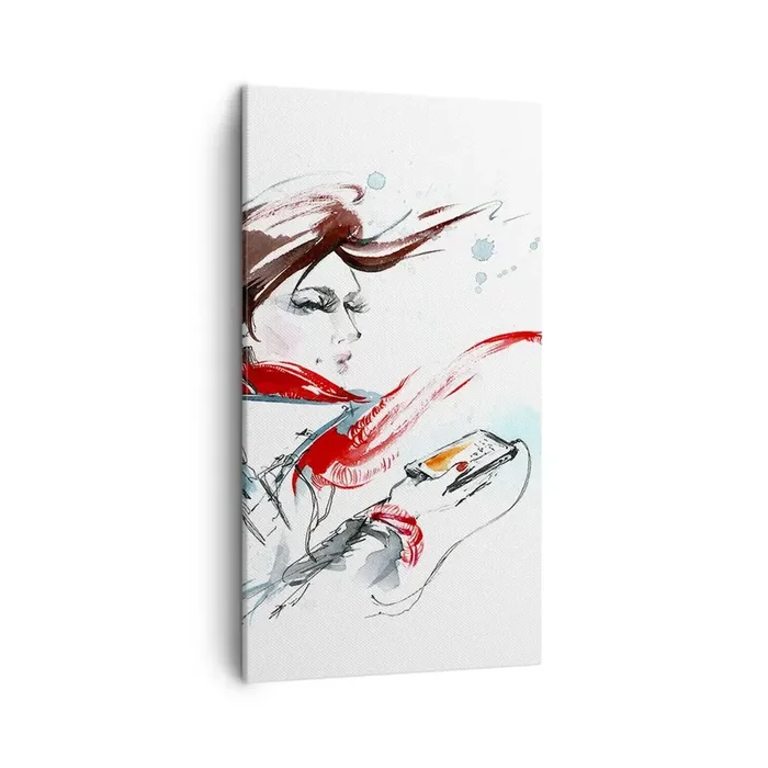 Cuadro sobre lienzo – Impresión de Imagen – Algo suena dentro de mí – 45×80 cm