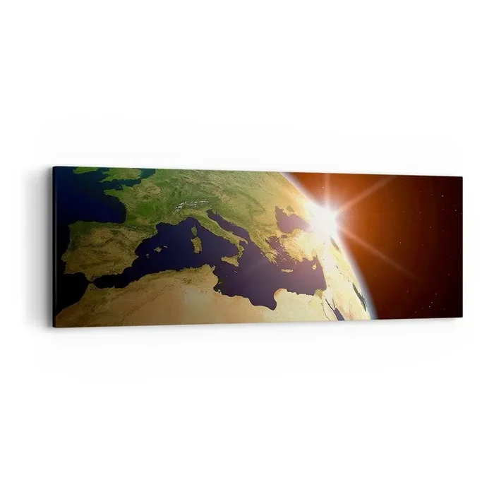 Cuadro sobre lienzo – Impresión de Imagen – Amanecer – 90×30 cm