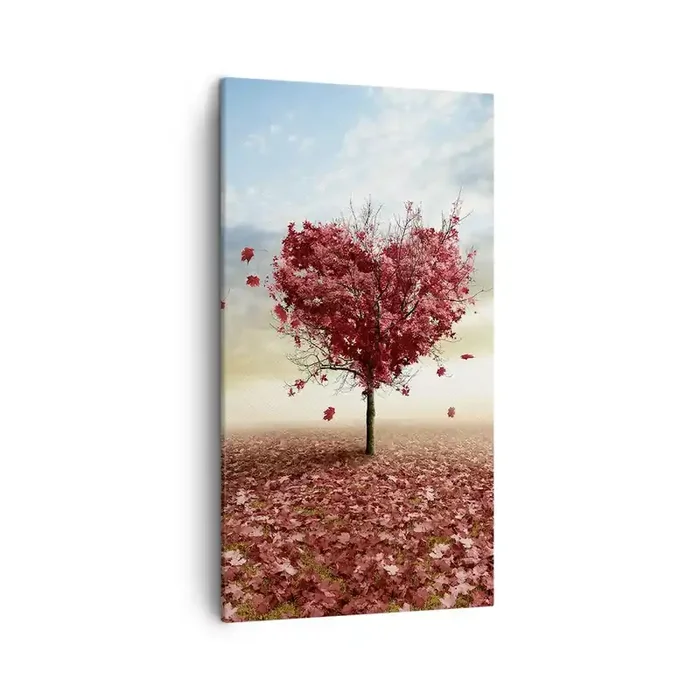 Cuadro sobre lienzo – Impresión de Imagen – Amor de otoño – 45×80 cm