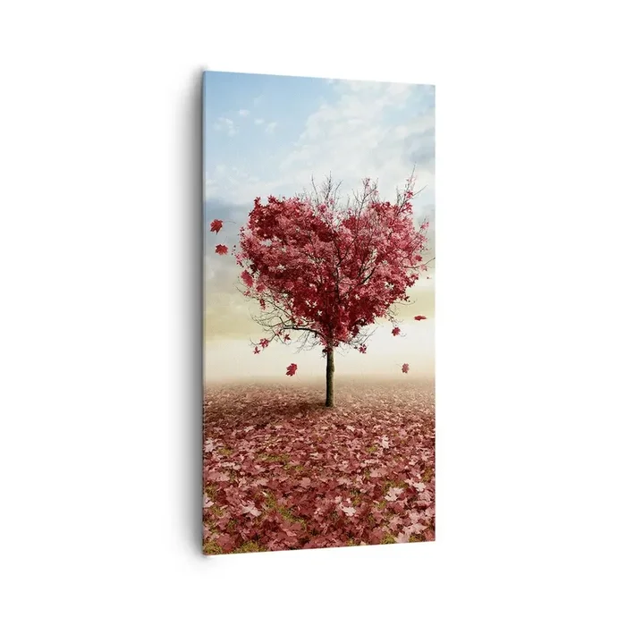 Cuadro sobre lienzo – Impresión de Imagen – Amor de otoño – 65×120 cm