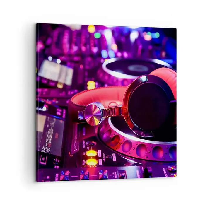 Cuadro sobre lienzo – Impresión de Imagen – Antes de que comience la diversión – 60×60 cm