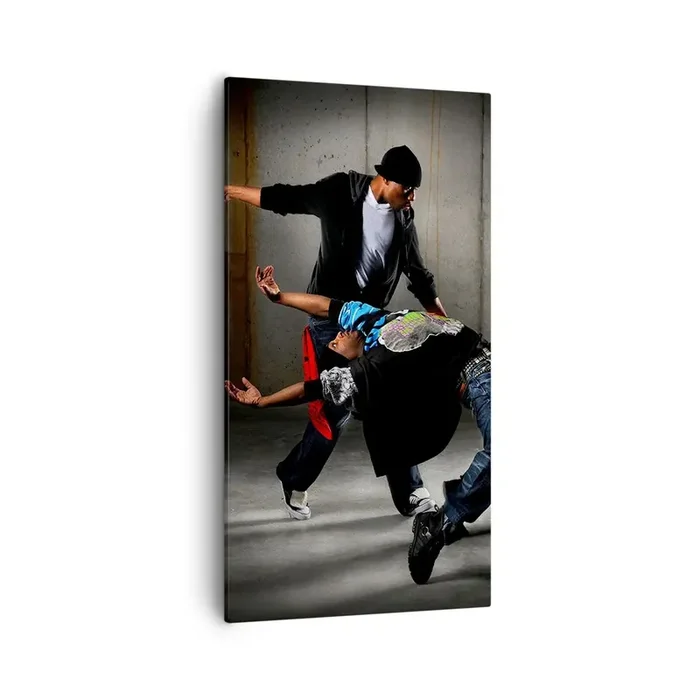 Cuadro sobre lienzo – Impresión de Imagen – Bailando con el viento de la calle – 55×100 cm