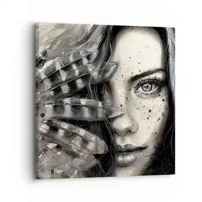 Cuadro sobre lienzo – Impresión de Imagen – Belleza salvaje – 30×30 cm