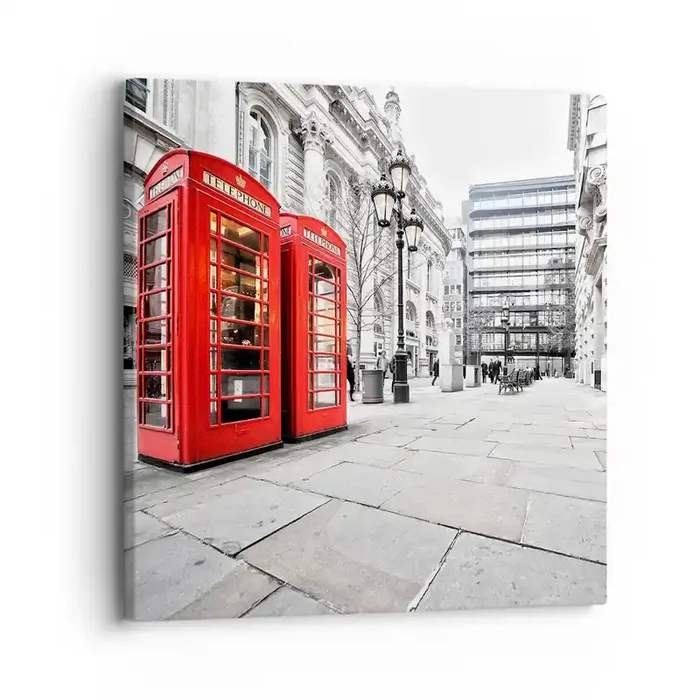 Cuadro sobre lienzo – Impresión de Imagen – Bienvenido a Londres – 30×30 cm