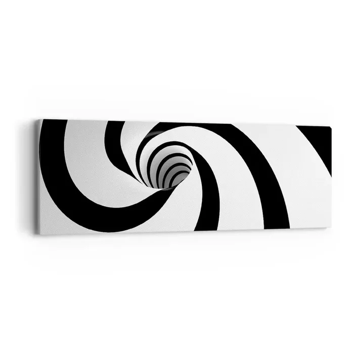 Cuadro sobre lienzo – Impresión de Imagen – ¿Ceder al torbellino? – 90×30 cm