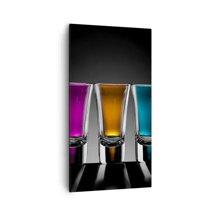Cuadro sobre lienzo – Impresión de Imagen – Colores de la alegría – 55×100 cm
