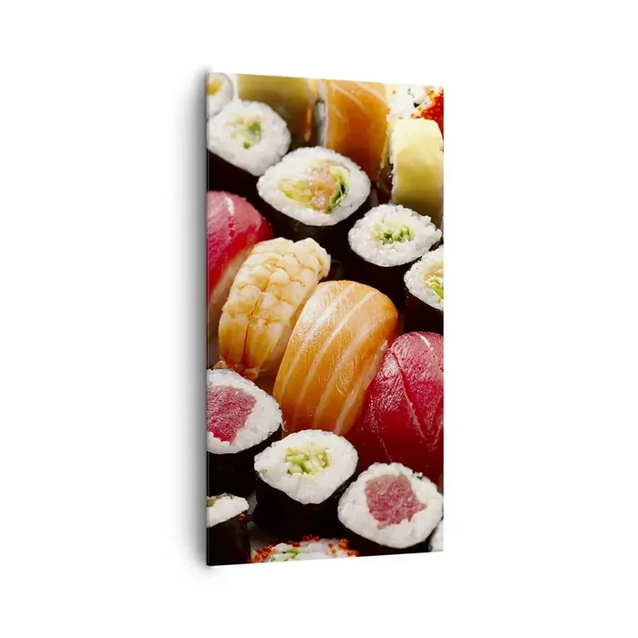 Cuadro sobre lienzo – Impresión de Imagen – Colores y sabores de Asia – 65×120 cm