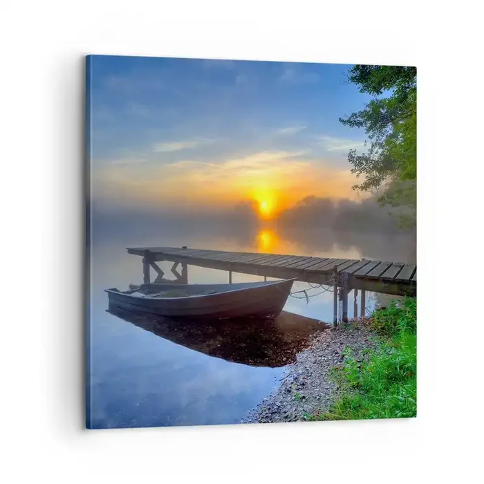Cuadro sobre lienzo – Impresión de Imagen – Cómo lo ordinario se convierte en mágico – 60×60 cm