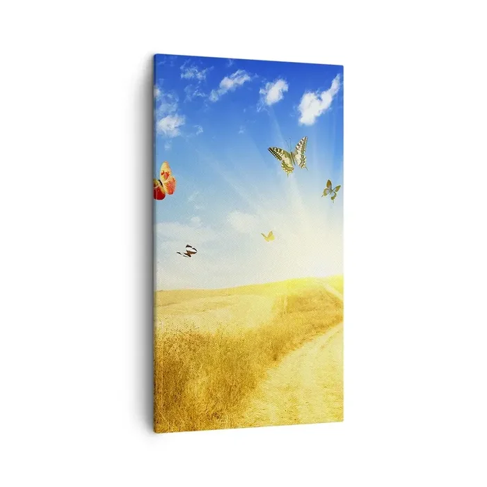 Cuadro sobre lienzo – Impresión de Imagen – ¿Cómo no amar el verano? – 45×80 cm