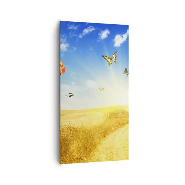 Cuadro sobre lienzo – Impresión de Imagen – ¿Cómo no amar el verano? – 65×120 cm