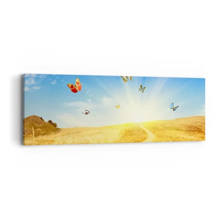 Cuadro sobre lienzo – Impresión de Imagen – ¿Cómo no amar el verano? – 90×30 cm