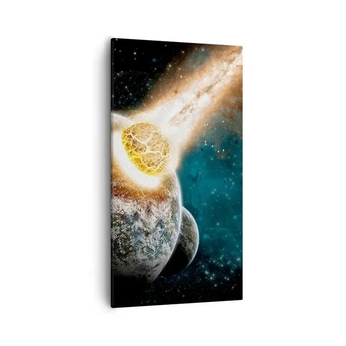 Cuadro sobre lienzo – Impresión de Imagen – ¿Condena o nacimiento? – 55×100 cm