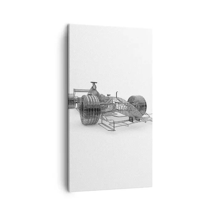 Cuadro sobre lienzo – Impresión de Imagen – Construcción perfecta – el impulso – 45×80 cm