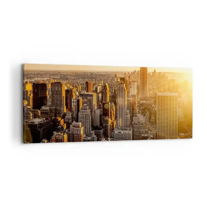 Cuadro sobre lienzo – Impresión de Imagen – Creciendo al sol – 100×40 cm