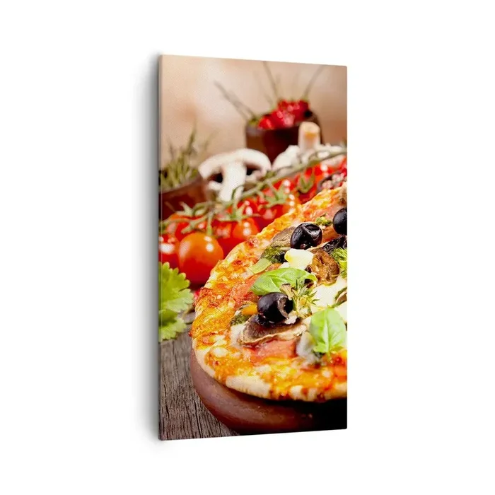 Cuadro sobre lienzo – Impresión de Imagen – De ingredientes puros – 55×100 cm