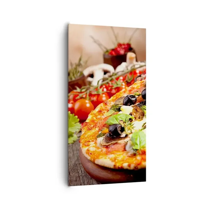Cuadro sobre lienzo – Impresión de Imagen – De ingredientes puros – 65×120 cm