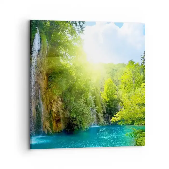 Cuadro sobre lienzo – Impresión de Imagen – Debe ser el Edén – 70×70 cm