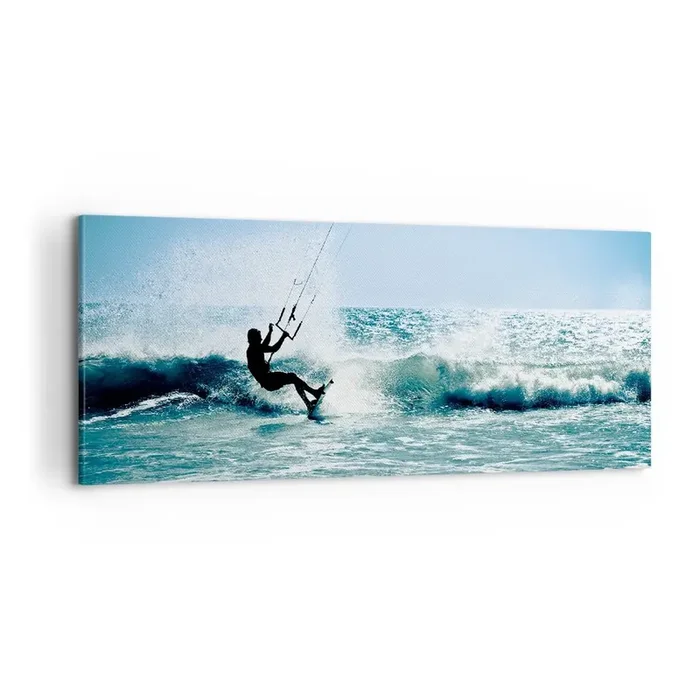 Cuadro sobre lienzo – Impresión de Imagen – Déjate llevar – 100×40 cm