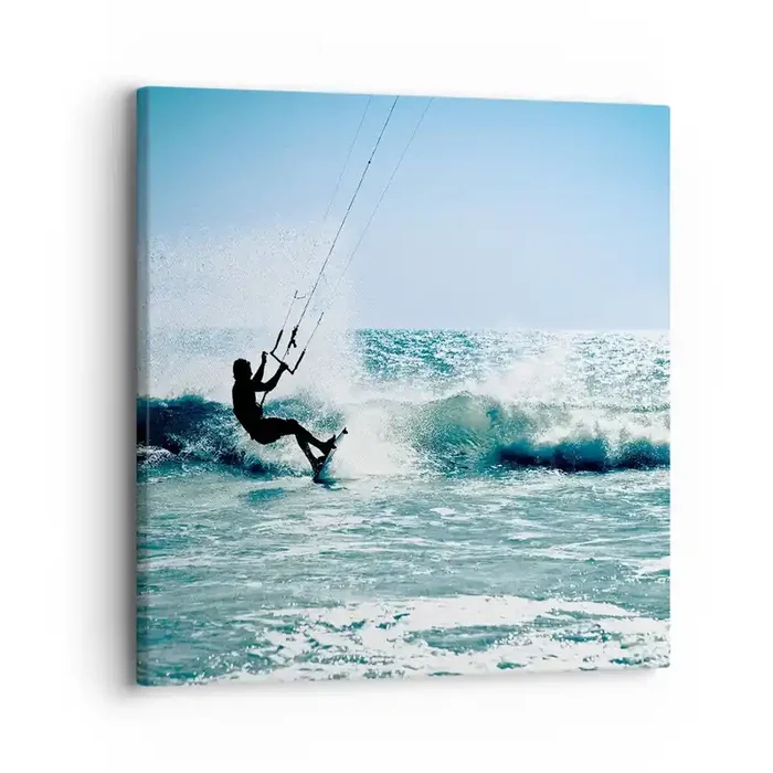 Cuadro sobre lienzo – Impresión de Imagen – Déjate llevar – 30×30 cm