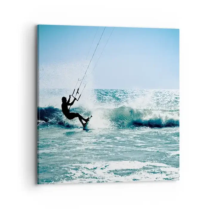 Cuadro sobre lienzo – Impresión de Imagen – Déjate llevar – 70×70 cm
