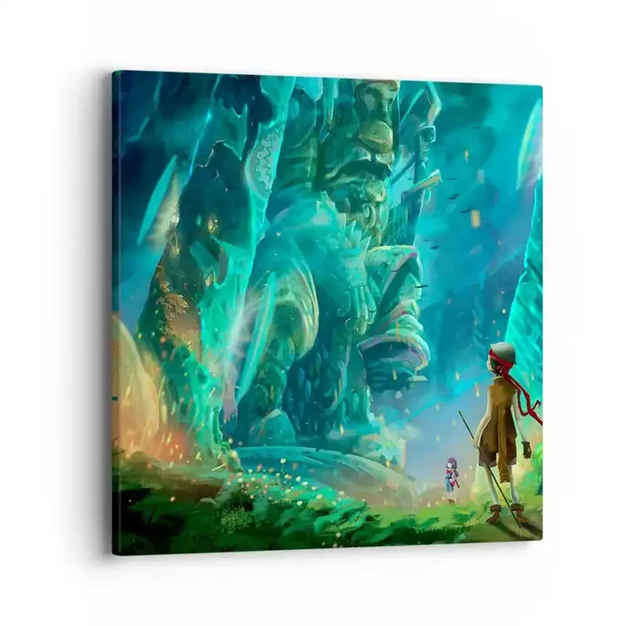 Cuadro sobre lienzo – Impresión de Imagen – Del gran libro de los cuentos de hadas – 40×40 cm