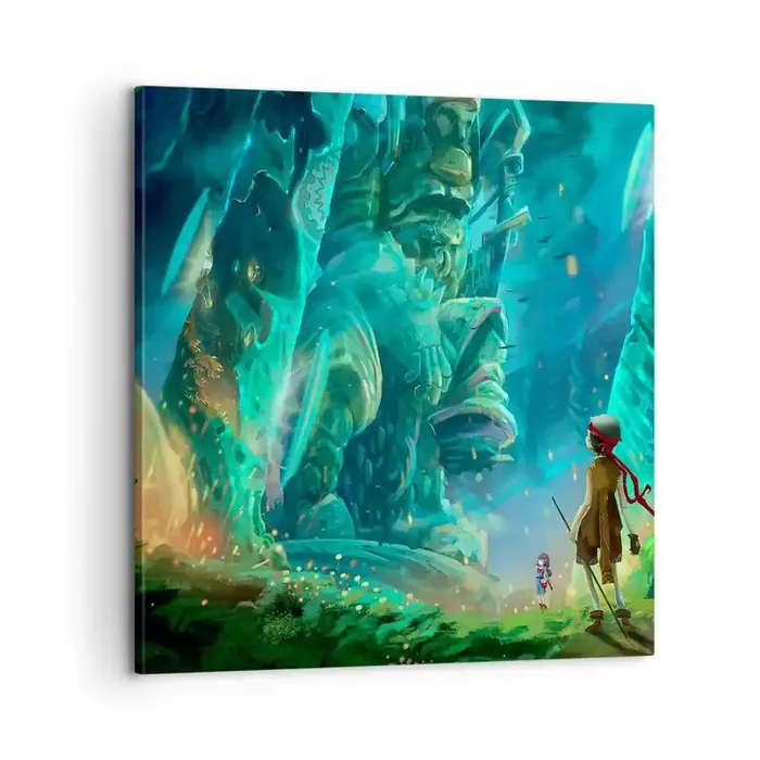 Cuadro sobre lienzo – Impresión de Imagen – Del gran libro de los cuentos de hadas – 60×60 cm