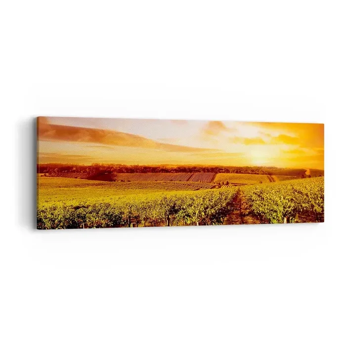 Cuadro sobre lienzo – Impresión de Imagen – Delicadamente afrutado con un toque de sol – 90×30 cm