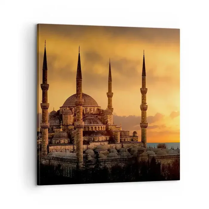 Cuadro sobre lienzo – Impresión de Imagen – Dios es grande – 60×60 cm