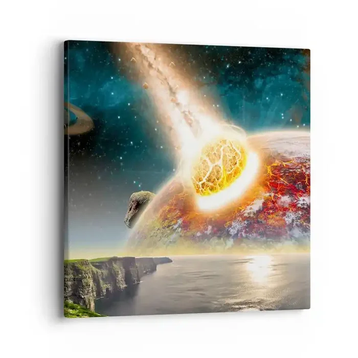Cuadro sobre lienzo – Impresión de Imagen – Drama cósmico – 40×40 cm