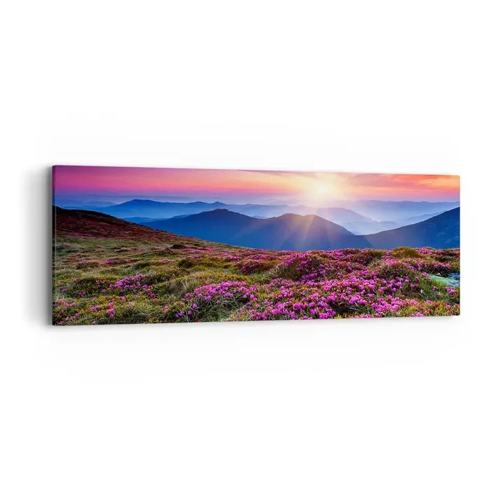 Cuadro sobre lienzo – Impresión de Imagen – Dulce aroma a frescura – 90×30 cm