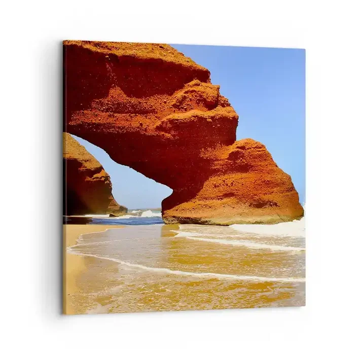 Cuadro sobre lienzo – Impresión de Imagen – El agua y el viento a través de miles de años – 50×50 cm