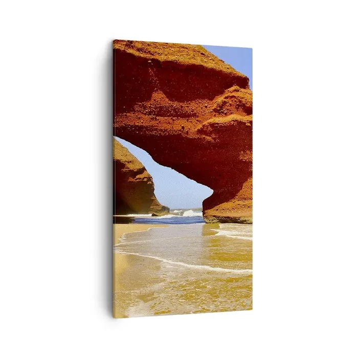 Cuadro sobre lienzo – Impresión de Imagen – El agua y el viento a través de miles de años – 45×80 cm