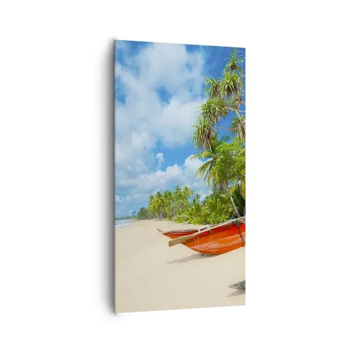 Cuadro sobre lienzo – Impresión de Imagen – El encanto de los trópicos – 65×120 cm