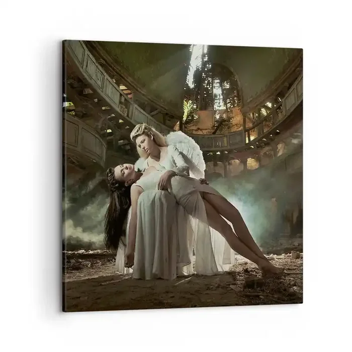 Cuadro sobre lienzo – Impresión de Imagen – El espíritu del viejo teatro – 50×50 cm