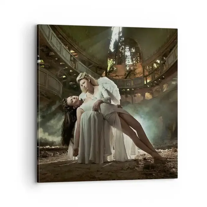Cuadro sobre lienzo – Impresión de Imagen – El espíritu del viejo teatro – 70×70 cm