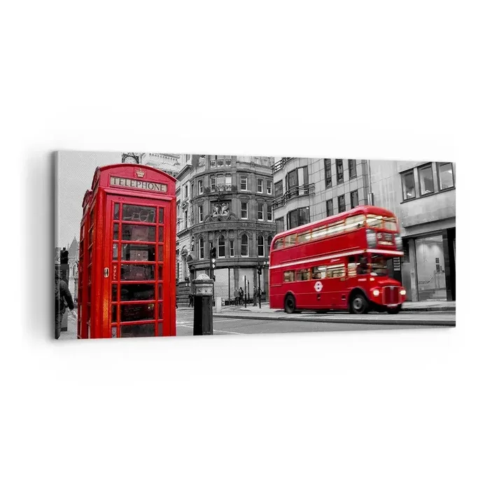 Cuadro sobre lienzo – Impresión de Imagen – El más rojo de Europa – 100×40 cm
