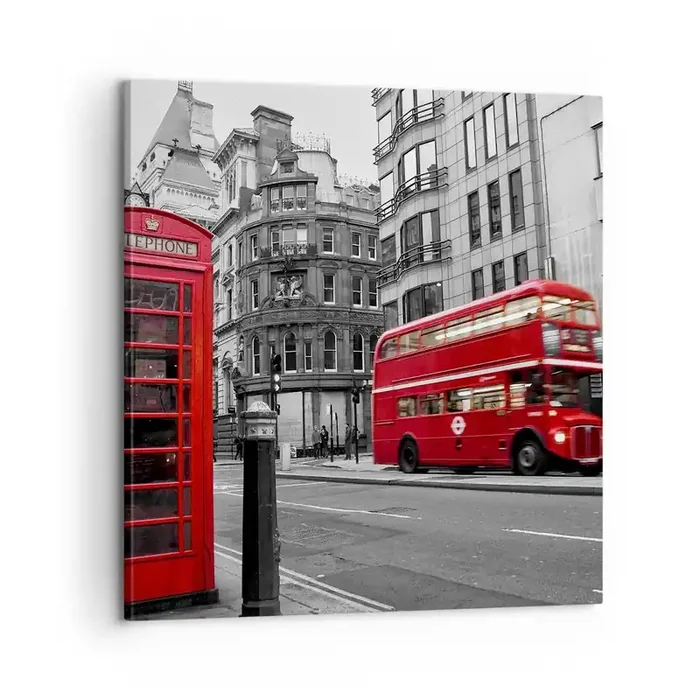 Cuadro sobre lienzo – Impresión de Imagen – El más rojo de Europa – 60×60 cm