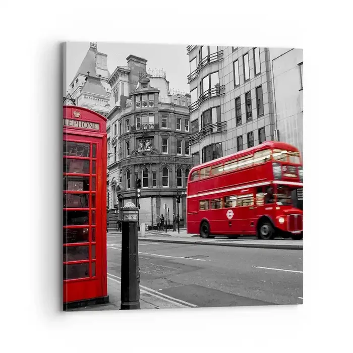 Cuadro sobre lienzo – Impresión de Imagen – El más rojo de Europa – 70×70 cm