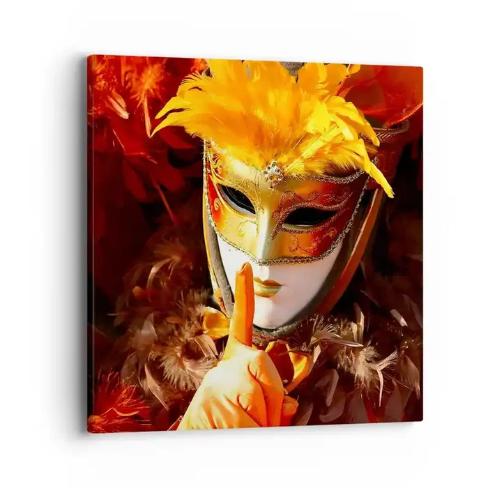 Cuadro sobre lienzo – Impresión de Imagen – El misterio es parte del juego – 40×40 cm
