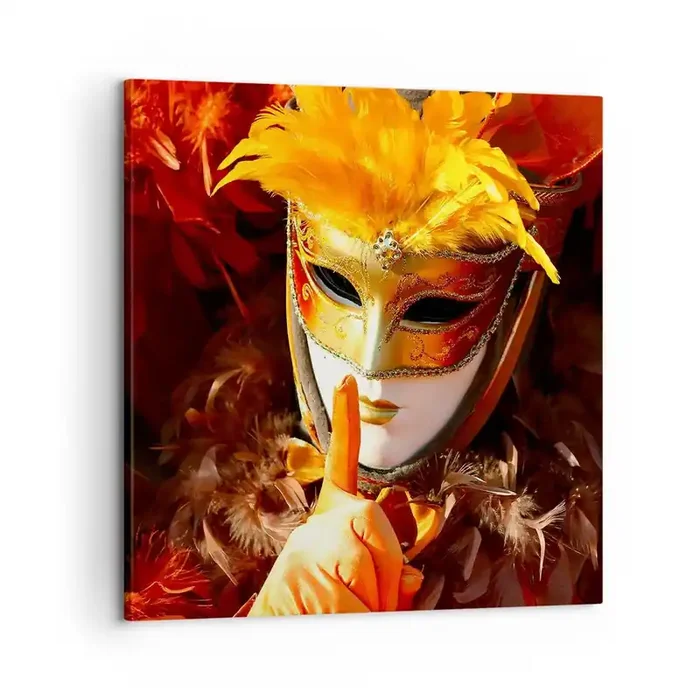 Cuadro sobre lienzo – Impresión de Imagen – El misterio es parte del juego – 60×60 cm