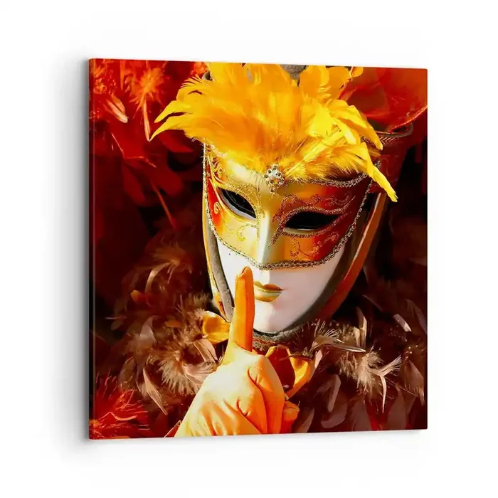 Cuadro sobre lienzo – Impresión de Imagen – El misterio es parte del juego – 70×70 cm